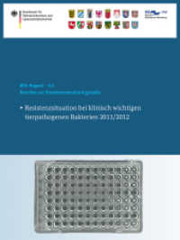 Berichte zur Resistenzmonitoringstudie 2011/2012 : Resistenzsituation bei klinisch wichtigen tierpathogenen Bakterien (Bvl-reporte)