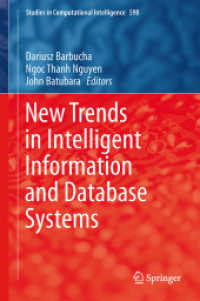 New Trends in Intelligent Information and Database Systems (Studies in Computational Intelligence) （2015）