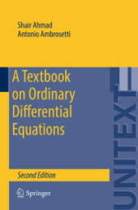 A Textbook on Ordinary Differential Equations (Unitext) （2ND）