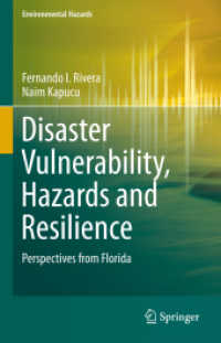 Disaster Vulnerability, Hazards and Resilience : Perspectives from Florida (Environmental Hazards) （2015）
