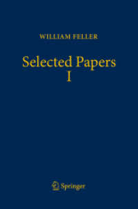 Selected Papers I （2015. 2015. viii, 820 S. VIII, 820 p. 13 illus. 235 mm）