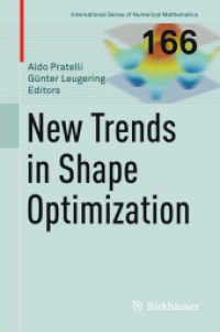 形状最適化の新傾向<br>New Trends in Shape Optimization (International Series of Numerical Mathematics)