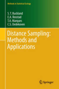 Distance Sampling: Methods and Applications (Methods in Statistical Ecology)