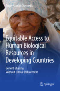 Equitable Access to Human Biological Resources in Developing Countries : Benefit Sharing without Undue Inducement