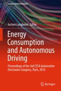 Energy Consumption and Autonomous Driving : Proceedings of the 3rd CESA Automotive Electronics Congress, Paris, 2014 (Lecture Notes in Mobility)