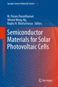Semiconductor Materials for Solar Photovoltaic Cells (Springer Series in Materials Science)