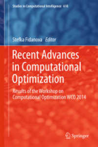Recent Advances in Computational Optimization : Results of the Workshop on Computational Optimization WCO 2014 (Studies in Computational Intelligence)