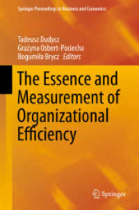 The Essence and Measurement of Organizational Efficiency (Springer Proceedings in Business and Economics)