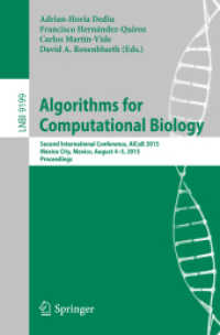 Algorithms for Computational Biology : Second International Conference, AlCoB 2015, Mexico City, Mexico, August 4-5, 2015, Proceedings (Lecture Notes in Computer Science)