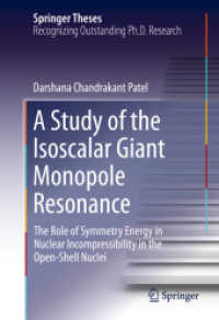 A Study of the Isoscalar Giant Monopole Resonance : The Role of Symmetry Energy in Nuclear Incompressibility in the Open-Shell Nuclei (Springer Theses)