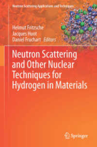 Neutron Scattering and Other Nuclear Techniques for Hydrogen in Materials (Neutron Scattering Applications and Techniques)