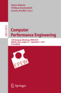 Computer Performance Engineering : 12th European Workshop, EPEW 2015, Madrid, Spain, August 31 - September 1, 2015, Proceedings (Lecture Notes in Computer Science)