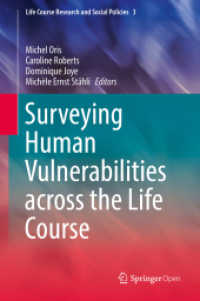 Surveying Human Vulnerabilities across the Life Course (Life Course Research and Social Policies) （2016）