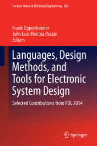 Languages, Design Methods, and Tools for Electronic System Design : Selected Contributions from FDL 2014 (Lecture Notes in Electrical Engineering)
