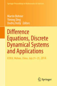 Difference Equations, Discrete Dynamical Systems and Applications : ICDEA, Wuhan, China, July 21-25, 2014 (Springer Proceedings in Mathematics & Statistics)