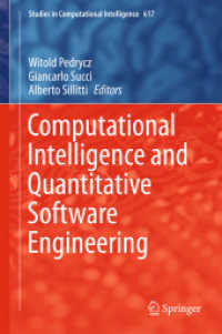 Computational Intelligence and Quantitative Software Engineering (Studies in Computational Intelligence)