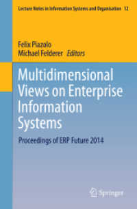 Multidimensional Views on Enterprise Information Systems : Proceedings of ERP Future 2014 (Lecture Notes in Information Systems and Organisation)