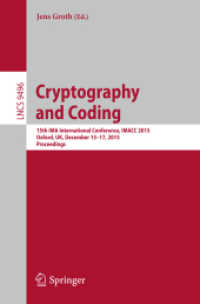 Cryptography and Coding : 15th IMA International Conference, IMACC 2015, Oxford, UK, December 15-17, 2015. Proceedings (Lecture Notes in Computer Science)