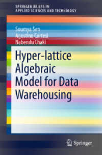 Hyper-lattice Algebraic Model for Data Warehousing (Springerbriefs in Applied Sciences and Technology)