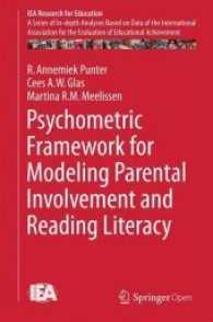 Psychometric Framework for Modeling Parental Involvement and Reading Literacy (Iea Research for Education)