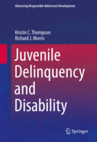 Juvenile Delinquency and Disability (Advancing Responsible Adolescent Development)