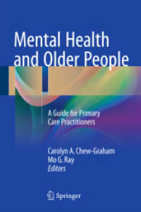 Mental Health and Older People : A Guide for Primary Care Practitioners （2016）