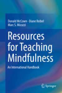 マインドフルネス教授資料集<br>Resources for Teaching Mindfulness : An International Handbook