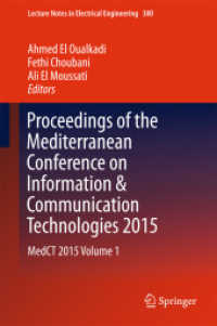 Proceedings of the Mediterranean Conference on Information & Communication Technologies 2015 : MedCT 2015 Volume 1 (Lecture Notes in Electrical Engineering)