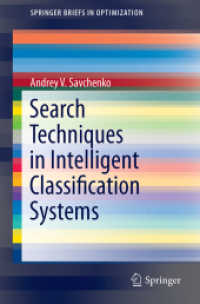 Search Techniques in Intelligent Classification Systems (Springerbriefs in Optimization)