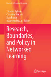 Research, Boundaries, and Policy in Networked Learning (Research in Networked Learning)