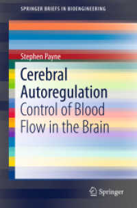 Cerebral Autoregulation : Control of Blood Flow in the Brain (Springerbriefs in Bioengineering)