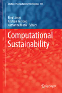 Computational Sustainability (Studies in Computational Intelligence)