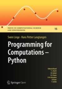 Programming for Computations - Python : A Gentle Introduction to Numerical Simulations with Python (Texts in Computational Science and Engineering)
