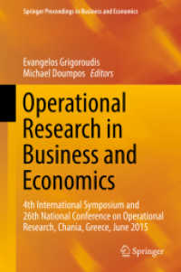 Operational Research in Business and Economics : 4th International Symposium and 26th National Conference on Operational Research, Chania, Greece, June 2015 (Springer Proceedings in Business and Economics)