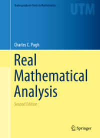 Real Mathematical Analysis (Undergraduate Texts in Mathematics) （2ND）