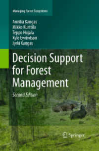 Decision Support for Forest Management (Managing Forest Ecosystems) （2ND）