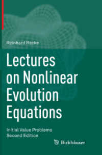 Lectures on Nonlinear Evolution Equations : Initial Value Problems （2ND）