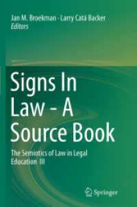 Signs in Law - a Source Book : The Semiotics of Law in Legal Education III