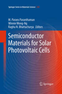 Semiconductor Materials for Solar Photovoltaic Cells (Springer Series in Materials Science)