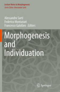 Morphogenesis and Individuation (Lecture Notes in Morphogenesis)