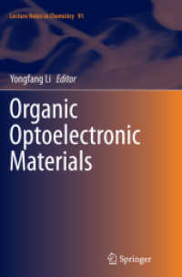 Organic Optoelectronic Materials (Lecture Notes in Chemistry)