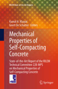 Mechanical Properties of Self-Compacting Concrete : State-of-the-Art Report of the RILEM Technical Committee 228-MPS on Mechanical Properties of Self-Compacting Concrete (Rilem State-of-the-art Reports)