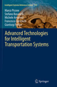 Advanced Technologies for Intelligent Transportation Systems (Intelligent Systems Reference Library)