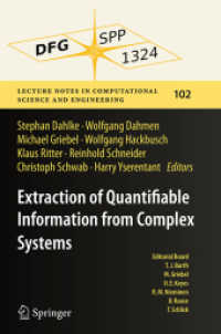 Extraction of Quantifiable Information from Complex Systems (Lecture Notes in Computational Science and Engineering)