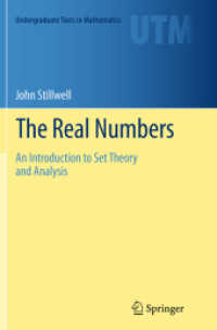 The Real Numbers : An Introduction to Set Theory and Analysis (Undergraduate Texts in Mathematics)