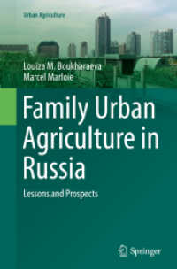 Family Urban Agriculture in Russia : Lessons and Prospects (Urban Agriculture)