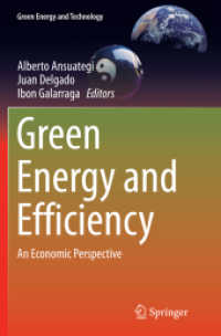 Green Energy and Efficiency : An Economic Perspective (Green Energy and Technology)