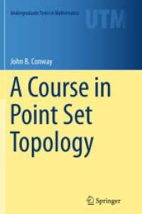 A Course in Point Set Topology (Undergraduate Texts in Mathematics)