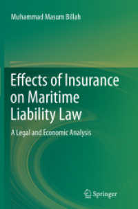 Effects of Insurance on Maritime Liability Law : A Legal and Economic Analysis