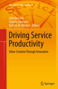 Driving Service Productivity : Value-Creation through Innovation (Management for Professionals)